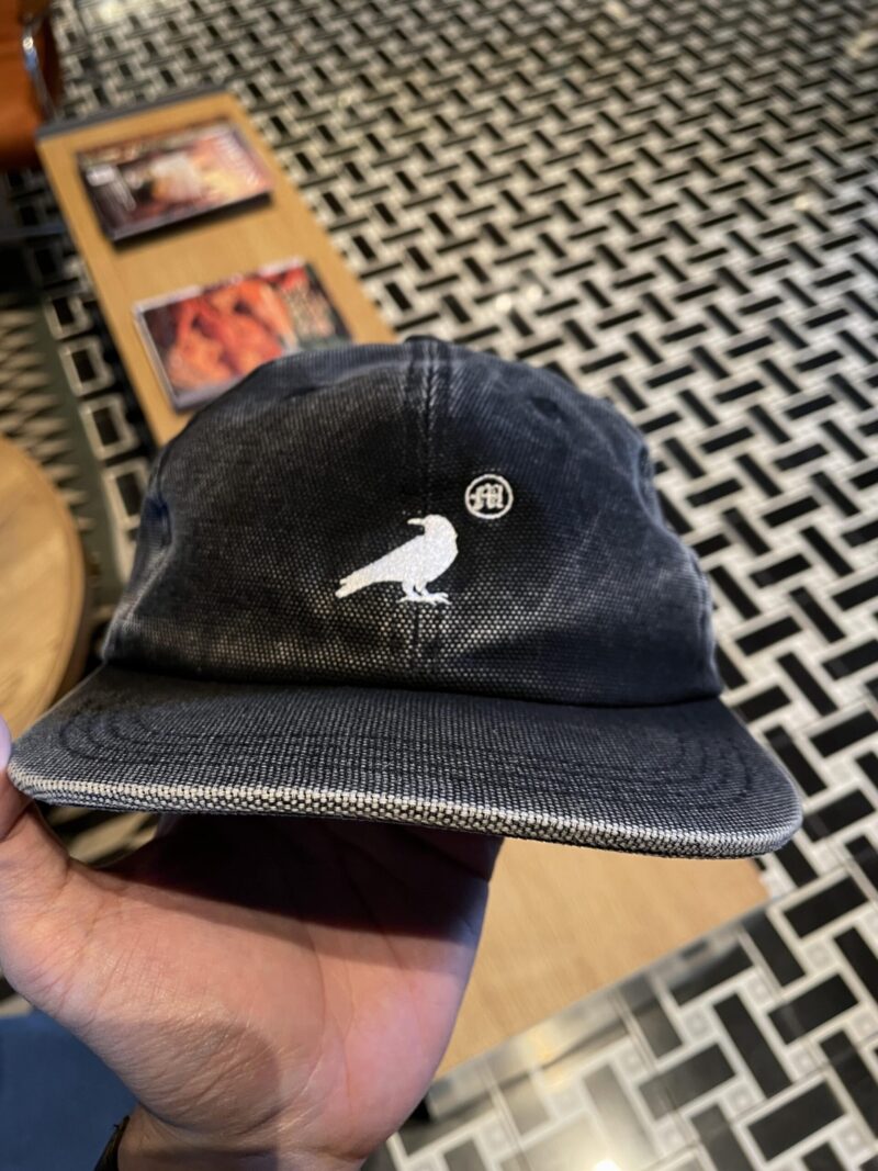 Raven Washed Canvas Cap - Image 9