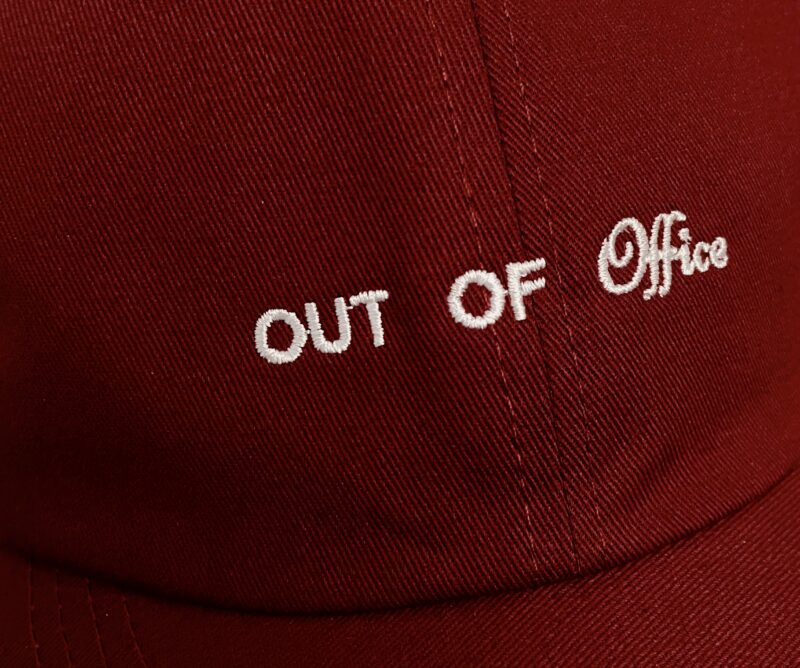 Out of Office Removable Ribbon Cap - Image 5